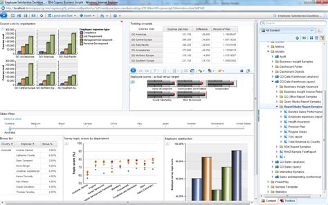 Business Analytics IBM Cognos 10 BI Components User Interfaces