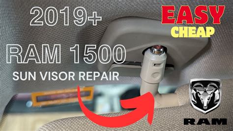 Sun Visor Repair Kit Installation Dodge Ram Trucks