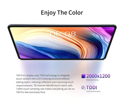 Teclast T40 Pro 10 4 Inch Tablet Unisoc Tiger T616 Processor