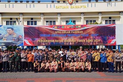 1 319 Personel Gabungan Amankan Libur Natal Dan Tahun Baru 2024