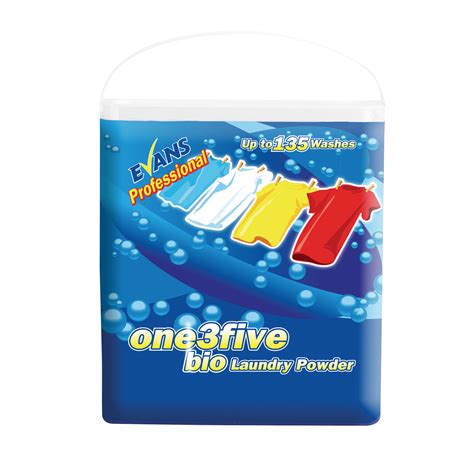 Evans Vanodine One 3 Five Bio Laundry Powder - 135 Wash