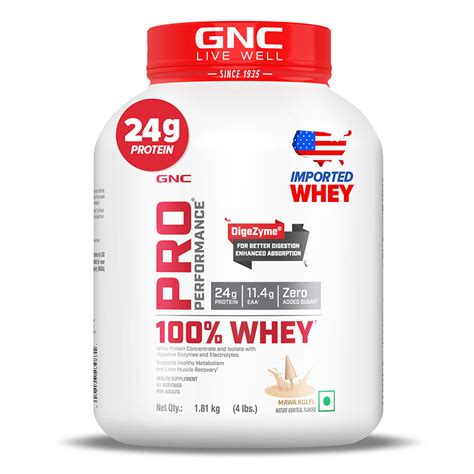 GNC Pro Performance 100 Whey Protein 4 4 Lb Online Best Prices