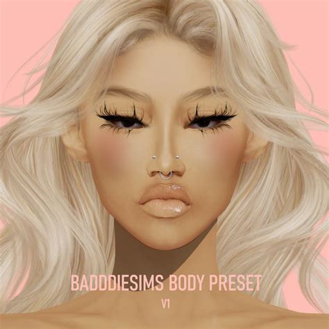 Body Preset V1 Badddiesims Sims 4 Body Mods The Sims 4 Skin Makeup Cc