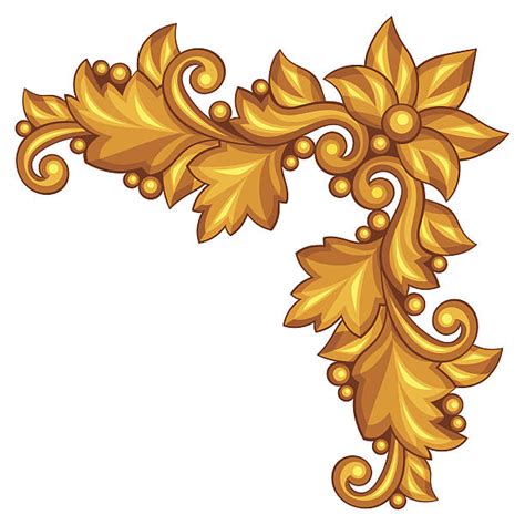 Gold Leaf Border Illustrations, Royalty-Free Vector Graphics & Clip Art ...