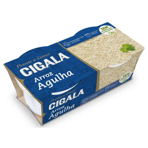 Arroz Agulha Pronto a Comer CIGALA Nutripédia