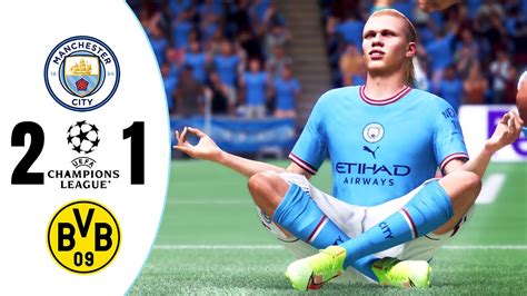 Manchester City Vs Dortmund Champions League Full Match Fifa Pc Mod