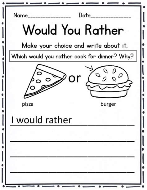 Opinion Writing Grade 3 Worksheets