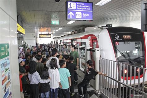 Lrt Kelapa Gading Rute Dan Stasiun Antara News