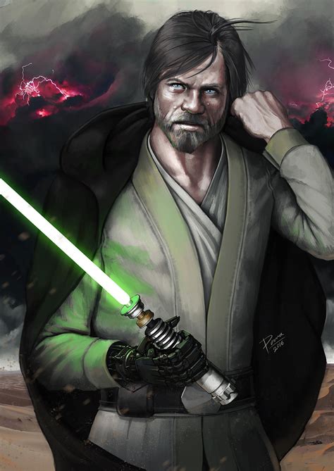 grandmaster luke skywalker  pemamendez  deviantart