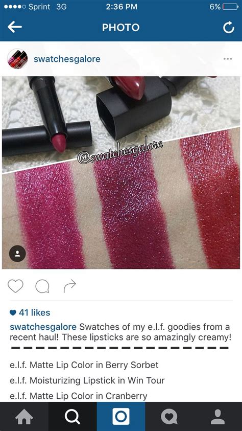 Pin by Aries Boo on makeup swatches | Berry sorbet, Lip colors, Makeup ...