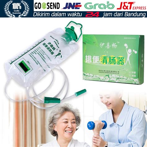 Jual Colon Anal Douche Rinse Kit Bag Colon Pembersih Enema Reusable Cleansing Detox 10