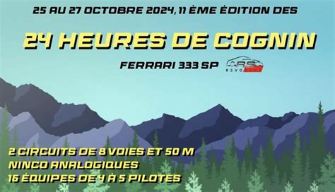 Heures De Cognin Un Succ S Fulgurant Pour La Course De Slot