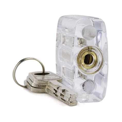 Clear Disc Detainer Practice Lock Lockpickable