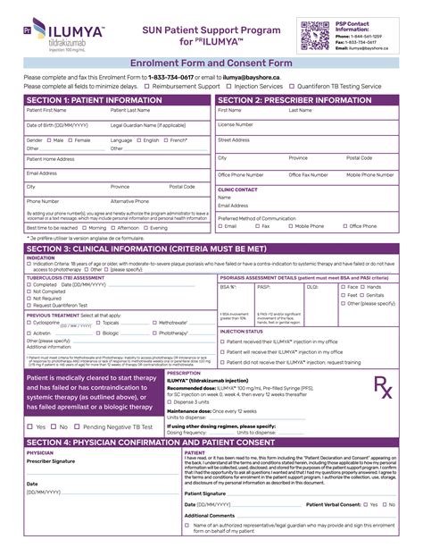 Ilumya Tildrakizumab Bc Sun Psp Form 09 2022 Juno Emr Support Portal