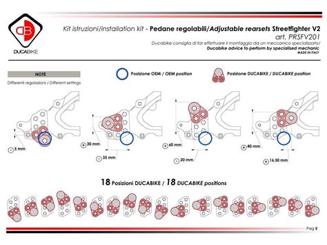 Prsfv Ducabike Adjustable Rearsets Ducati Streetfighter V