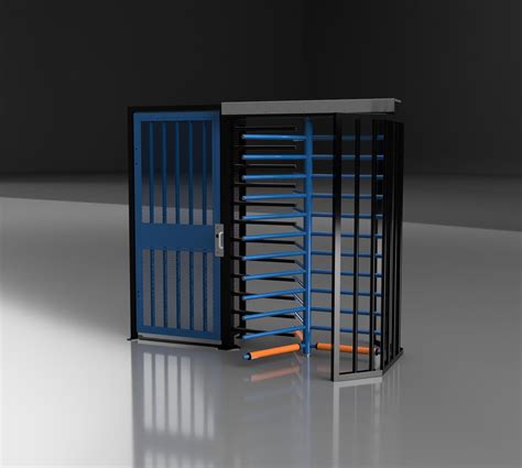 Two Tone Powder Coated Turnstiles | Customizable Turnstile Solutions