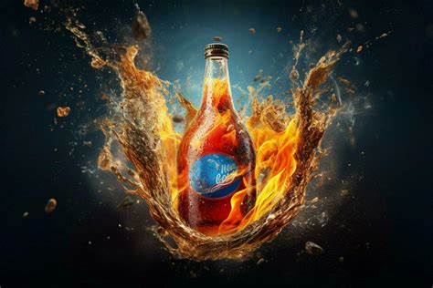 Pepsi Fire image hd 30625257 Stock Photo at Vecteezy