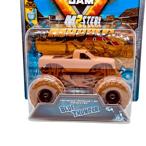 Monster Jam Mystery Mudders Series Blue Thunder Scale Walmart