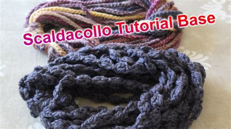 Scaldacollo All Uncinetto Tutorial Facile Youtube