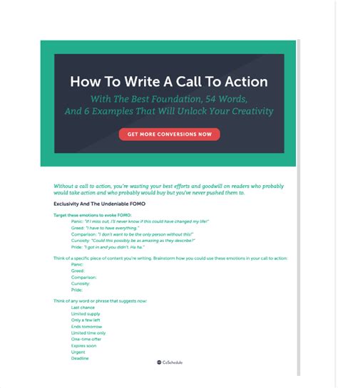 Learn How To Write A Eye Catching And Engaging Call To Action For Your