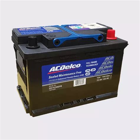 Tripleace AC Delco 80D26R Right Terminal 12V JIS 70AH Car Battery