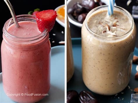 Sehri Special Smoothies 2 Ways – Food Fusion