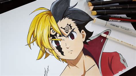 Dessin Seven Deadly Sins Meliodas Coloriage Seven Deadly Sins