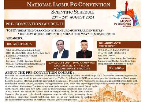 National Postgraduate Convention Of The Indian Academy Of Oral Medicine And Radiology 2024