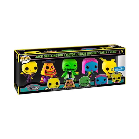 Funko Pop Disney The Nightmare Before Christmas Blacklight Glow Pack