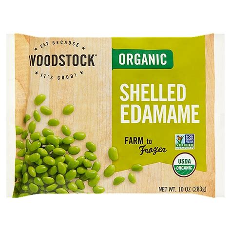 Woodstock Organic Shelled Edamame 10 Oz