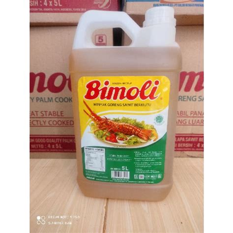 Jual Minyak Goreng Bimoli Drigen Jerigen Liter Murah L Shopee