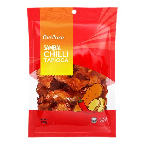 Fairprice Sambal Chilli Tapioca Crisps Ntuc Fairprice