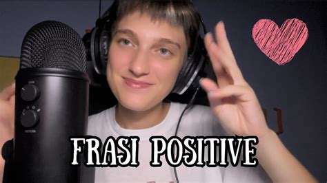 Asmr Affermazioni Positive E Rimozione Dei Pensieri Negativi Youtube