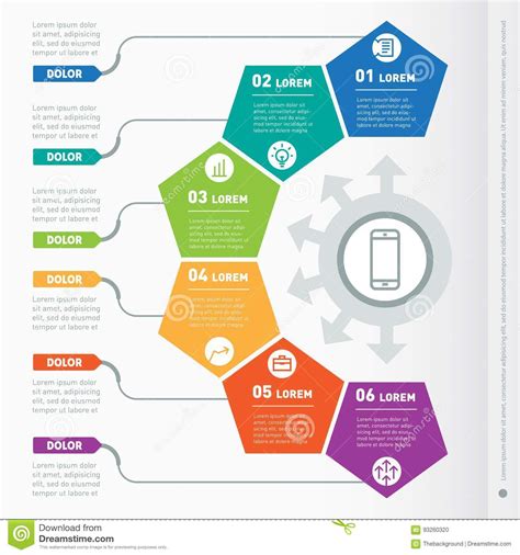 Web Template Of A Chart Diagram Or Beusiness Presentation Part Stock