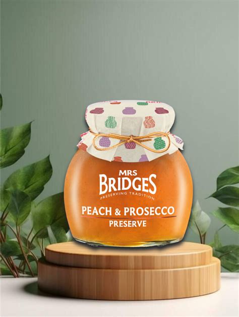 Mrs Bridges Peach Und Prosecco Preserve G