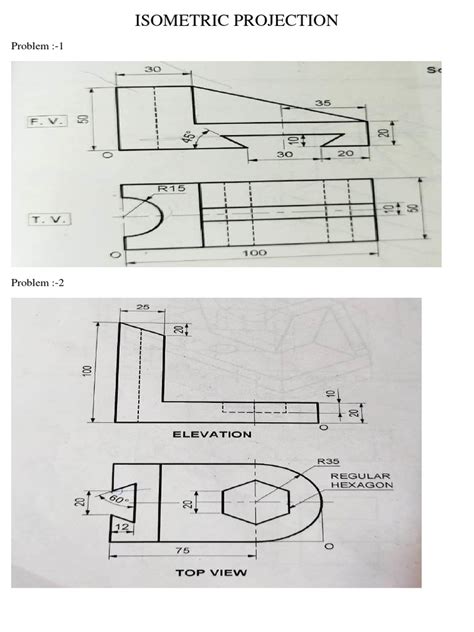 Isometric Projection | PDF