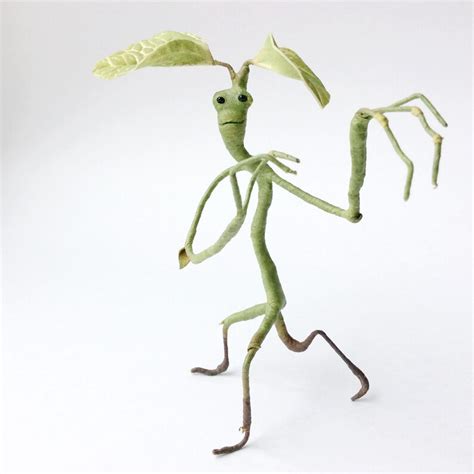 FLEXIBLE Bowtruckle Handmade Figurine Fantastic Beasts Toy Etsy