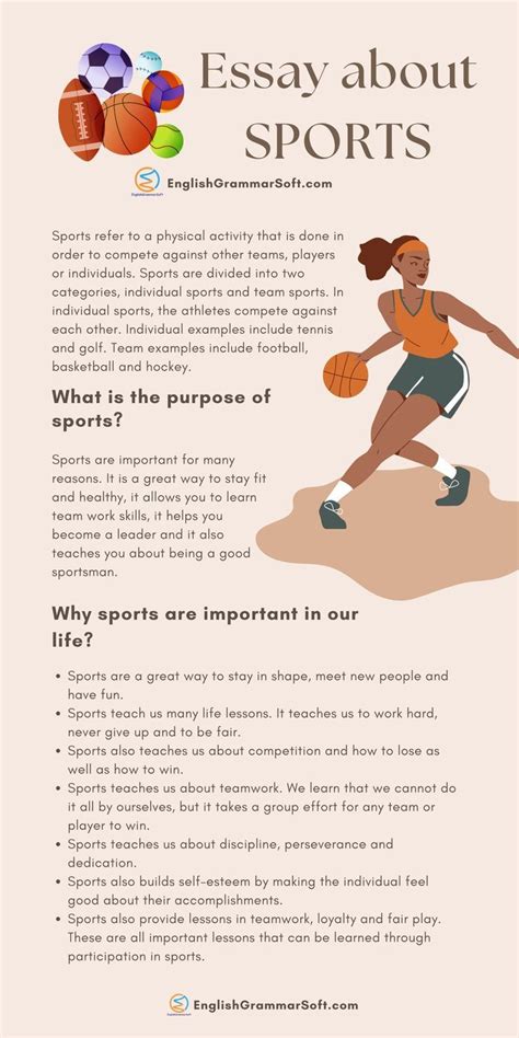 Essay About Sports Why Sports Are Important English Writing Skills