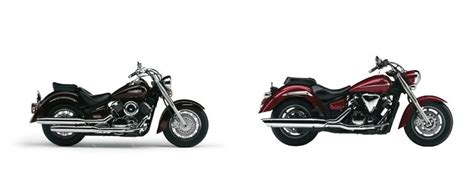 Motorrad Vergleich Yamaha XVS 1100 Drag Star Classic 2007 Vs Yamaha