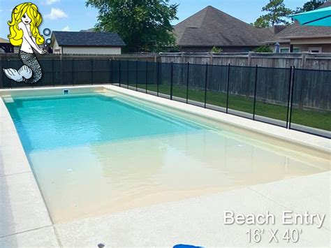 Beach Entry 16 - Beach Entry Fiberglass Swimming Pools - Tallman Pools