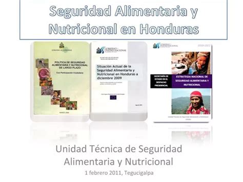 Ppt Seguridad Alimentaria Y Nutricional En Honduras Powerpoint