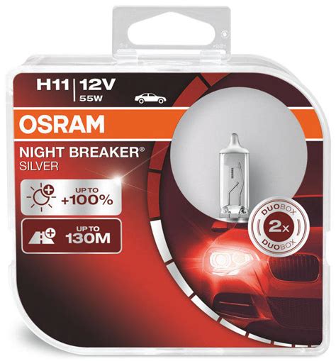 Osram Nbs Hcb V W H Pgj Night Breaker Silver Pk