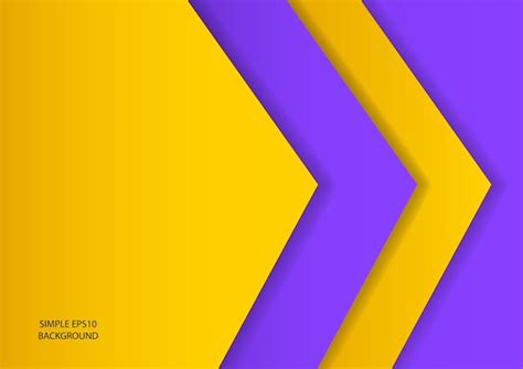 Fundo Roxo E Amarelo Fundo Vetorial Elegante Moderno Em Eps10 Vetor