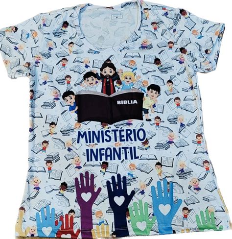 Camiseta Adulto Unissex Minist Rio Infantil Elo