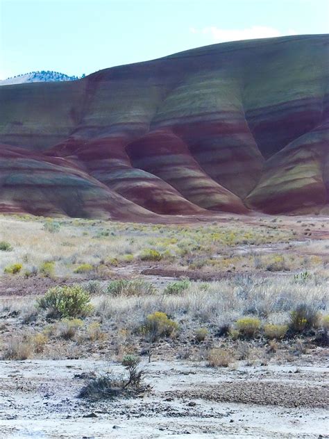 Painted Hills In The John Day Fossil Beds National Monument Near