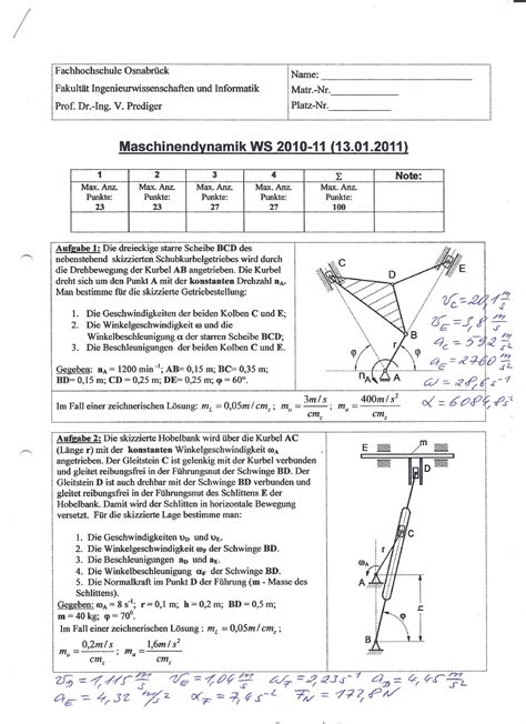 Klausur Sommersemester 2012 Fragen Und Antworten Fachhochschule