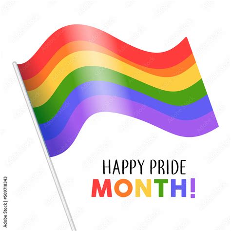 Vectorial Illustration For Lgbt Pride Month Gay Lesbian Transgender Non Binary And Queer