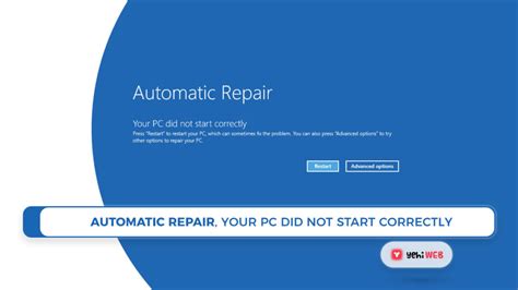 How To Fix Automatic Repair Your Pc Did Not Start Correctly In Windows 10 [ Ultimate Guide