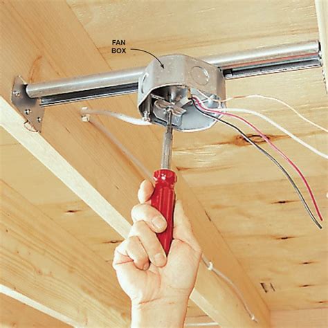 How To Install A Ceiling Fan Box On An Exposed Beam Review Home Decor