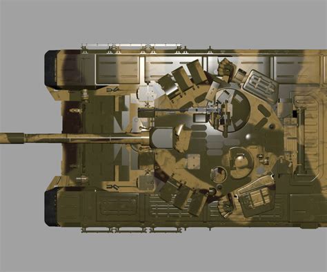 Artstation Russian T 90 Tank Resources